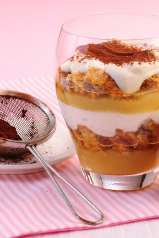 Quarkcreme mit Apfelmus Quarkcreme mit Apfelmus