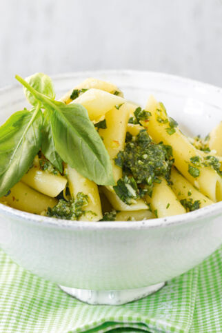 Penne mit Pesto Penne mit Pesto