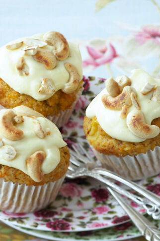 Würzige Möhren-Cupcakes Würzige Möhren-Cupcakes