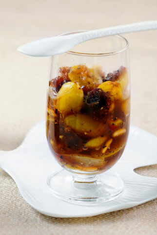 Trauben-Chutney mit Pinienkernen Trauben-Chutney mit Pinienkernen