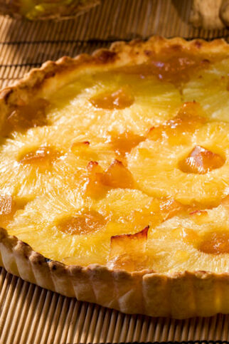 Ananas-Ingwer-Tarte Ananas-Ingwer-Tarte