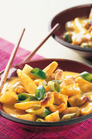 Fruchtiges Fischcurry