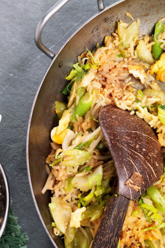 Gebratener Asia-Reis Gebratener Asia-Reis