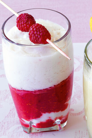 Himbeer-Kokos-Cocktail Himbeer-Kokos-Cocktail