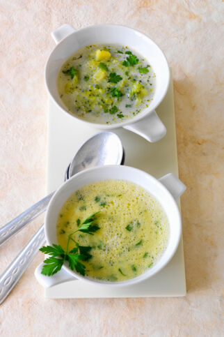 Lauchcremesuppe Lauchcremesuppe