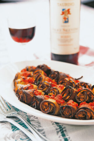 Auberginenröllchen Auberginenröllchen