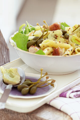 Winterlicher Nudelsalat