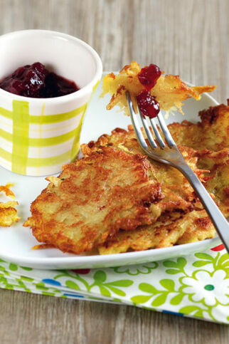 Kartoffelpuffer mit Thymian Kartoffelpuffer mit Thymian