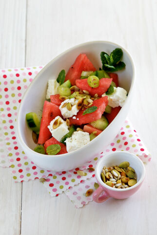 Wassermelonensalat mit Feta
