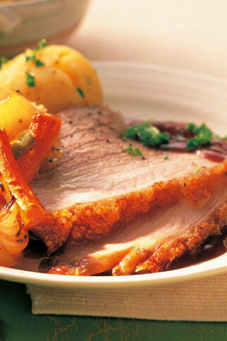 Schweinebraten mit Kümmel Schweinebraten mit Kümmel