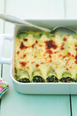 Schinken-Spinat-Cannelloni Schinken-Spinat-Cannelloni