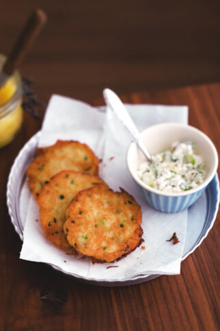 Reibekuchen mit Matjestatar Reibekuchen mit Matjestatar