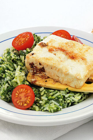 Spinatreis mit Feta Spinatreis mit Feta