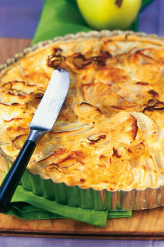 Apfel-Schalotten-Tarte Apfel-Schalotten-Tarte