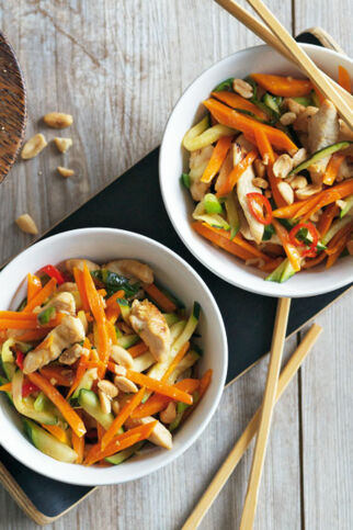 Hähnchen-Gemüse-Wok Hähnchen-Gemüse-Wok