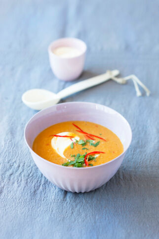 Mexikanische Kichererbsensuppe Mexikanische Kichererbsensuppe