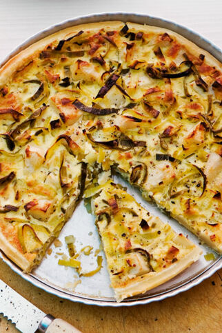 Lauch-Birnen-Tarte Lauch-Birnen-Tarte