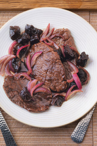 Schweinefilet mit Datteln
