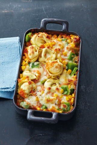 Buntes Tortellinigratin Buntes Tortellinigratin