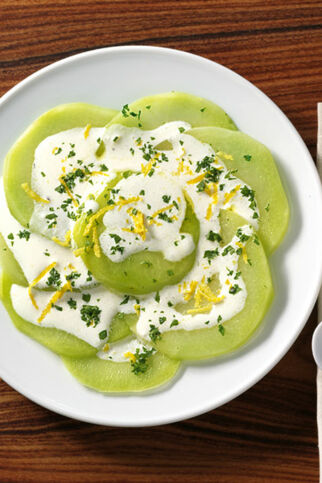Kohlrabi mit Zitronencreme