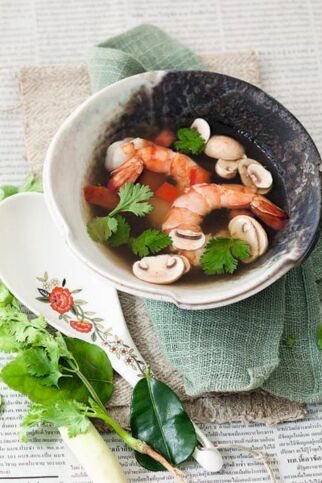 Garnelen-Zitronengras-Suppe Garnelen-Zitronengras-Suppe