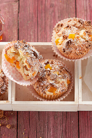 Pfirsich-Amaretto-Muffins Pfirsich-Amaretto-Muffins