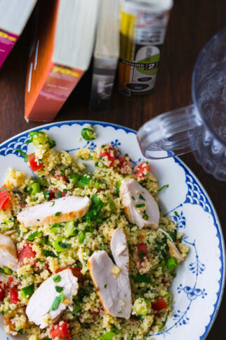 Couscous-Salat mit Hähnchen Couscous-Salat mit Hähnchen