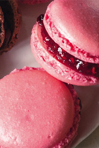 Himbeermacarons