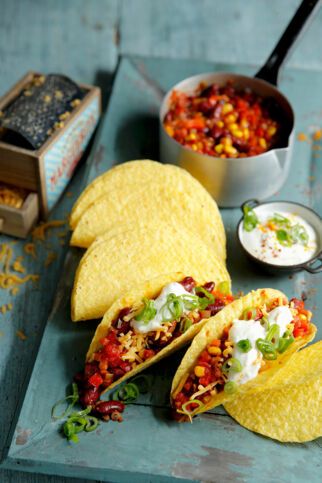 Tacos mit Chili und Orangencreme Tacos mit Chili und Orangencreme