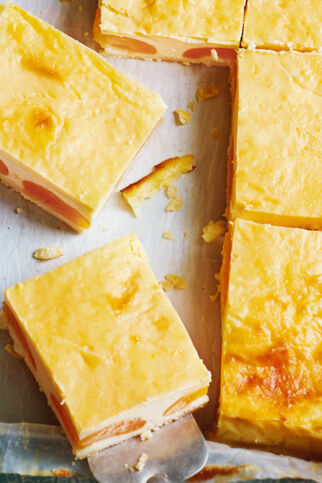 Aprikosen-Blechkuchen Aprikosen-Blechkuchen