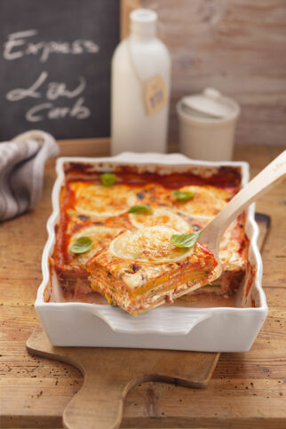 Zucchini-Schinken-Lasagne Zucchini-Schinken-Lasagne