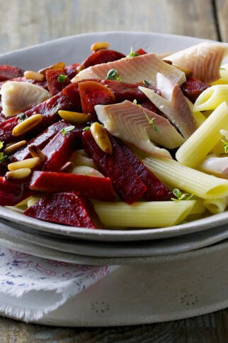 Nudeln mit Räucherfisch Nudeln mit Räucherfisch