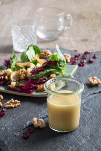 Basic-Vinaigrette mit Herbstsalat Basic-Vinaigrette mit Herbstsalat