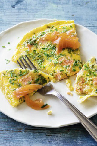 Omelette mit Lachs
