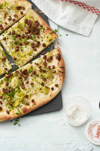 Lauch-Flammkuchen Lauch-Flammkuchen