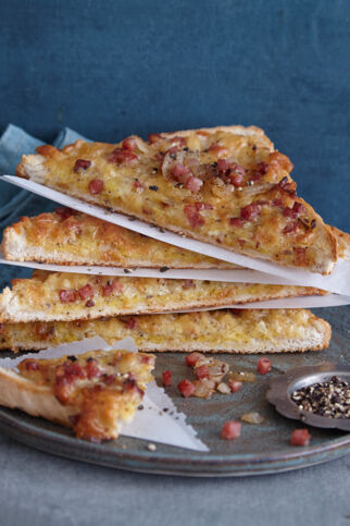 Zwiebelkuchen-Toasties Zwiebelkuchen-Toasties