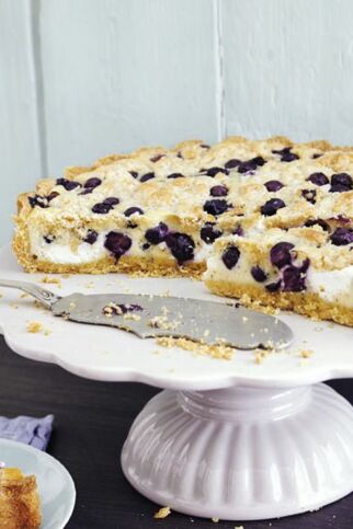 Blaubeertarte mit Ricotta und Zimt Blaubeertarte mit Ricotta und Zimt