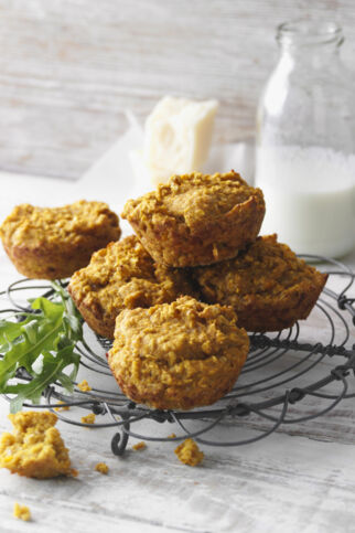 Süßkartoffel-Muffins mit Parmesan und Buttermilch Süßkartoffel-Muffins mit Parmesan und Buttermilch
