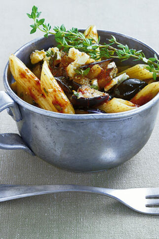 Auberginen-Nudel-Salat Auberginen-Nudel-Salat