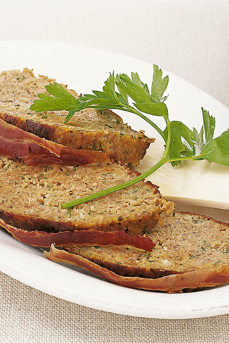 Hackbraten aus dem Ofen