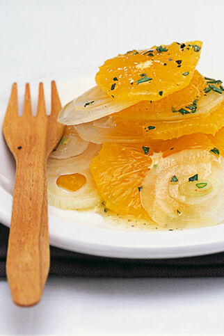 Orangen-Zwiebel-Salat Orangen-Zwiebel-Salat