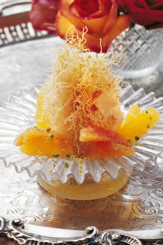 Engelshaardessert Engelshaardessert