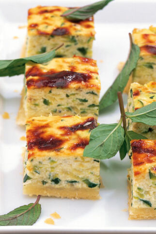 Zucchini-Würfel Zucchini-Würfel