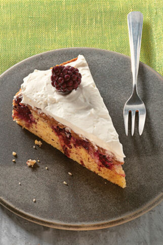 Dinkel-Brombeer-Torte