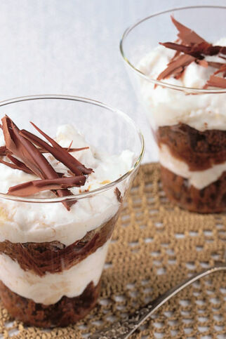 Bananen-Schichtcreme im Glas Bananen-Schichtcreme im Glas