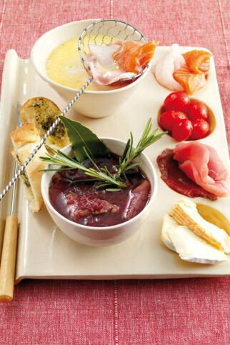Rotwein-Fondue Rotwein-Fondue