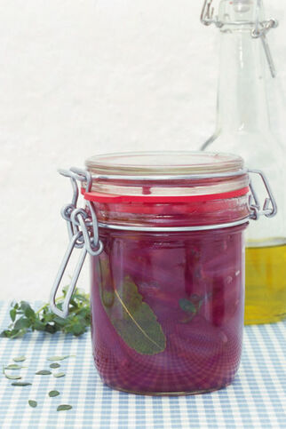 Rotes Zwiebel-confit Rotes Zwiebel-confit