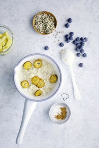 Bananen-Hafer-Porridge