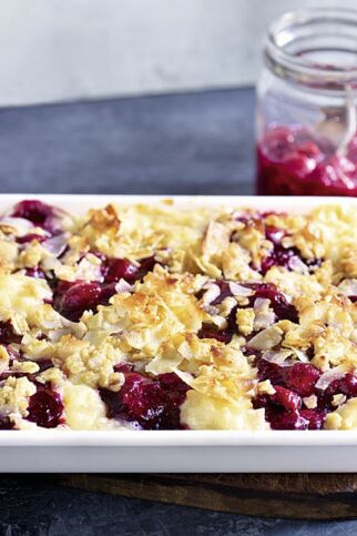 Milchreis-Kirsch-Auflauf Milchreis-Kirsch-Auflauf