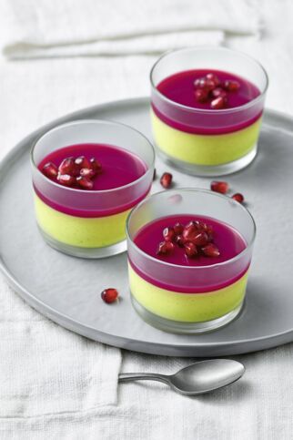 Panna cotta mit Kurkuma Panna cotta mit Kurkuma